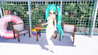 4k mmd Miku sting