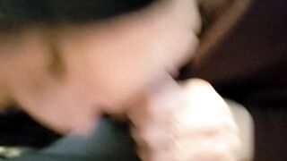 MILF Gives Hubby Blow Job While She WFH. REAL COUPLE HOMEMADE AMATEUR. Swinger Couple.