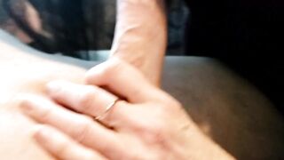 MILF Gives Hubby Blow Job While She WFH. REAL COUPLE HOMEMADE AMATEUR. Swinger Couple.