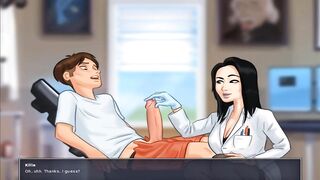 Summertime Saga Cookie Jar all Sex Scenes miss Okita Part 2