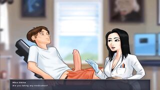 Summertime Saga Cookie Jar all Sex Scenes miss Okita Part 2