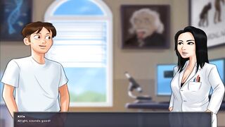 Summertime Saga Cookie Jar all Sex Scenes miss Okita Part 2