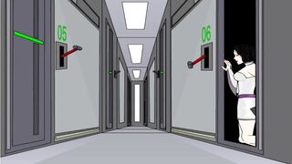 Girl in Space Fucked by 12 different Monsters | Cartoon Porn Games