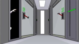 Girl in Space Fucked by 12 different Monsters | Cartoon Porn Games