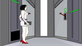 Girl in Space Fucked by 12 different Monsters | Cartoon Porn Games