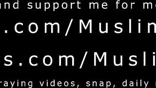 Real HOT Arab Mom Amateur Muslim زوجة عربية Masturbates Creamy Fat Pussy and Showing Ass on Webcam