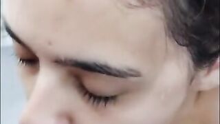 I Spy her in the Shower and she Ends up Eating my Cock HD