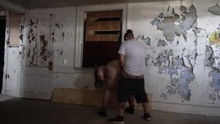 BBW Fucked in Abandoned House