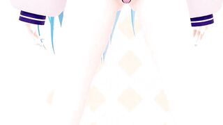 R15 Candy Cute Girl Show her Cute Panty to make you Hard and Cum Hot and Sexy 3d Hentai