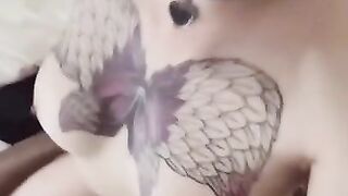 Shemale Ray Sucks and Fucks a Black Stud