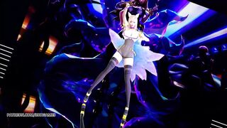 [MMD] K/DA - the Baddest Ahri Striptease Uncensored 3D