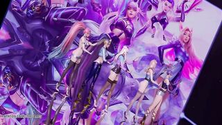 [MMD] T Ara- Sexy Love StripVers. Ahri Akali Kaisa Evelynn KDA 3D Erotic Dance