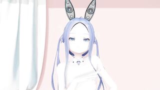 MMD lo chan  shake it - hentai mmd dance playboy costume blue hair color edit smixix