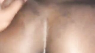 Ebony Thot Likes it Rough And Fingers In Ass