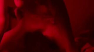 Hardcore lesbian sex in red light