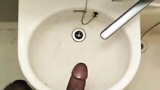 PISSING IN THE SINK OF MY APARTMENT! I NEED TO CLEAN MY SINK!