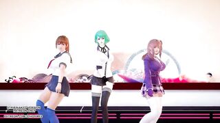 R18-MMD Masked Bitch Honoka Katsumi Tamaki DOA Hot Dance
