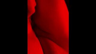 Rubbing my clit as I cum on his dick