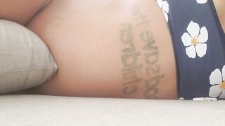 Creampied in her during risky public outdoor sex at sunny resort