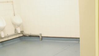 Classy Filth pisses in the mens toilets again!