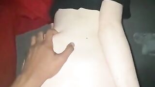 stretching her out and pounding her guts