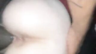 stretching her out and pounding her guts