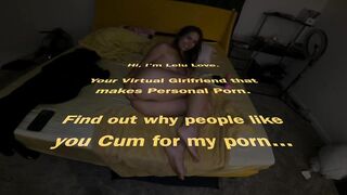 Babe sucking YOUR dick before bending over taking doggystyle pounding with hair pulling creampie closeups - Lelu Love