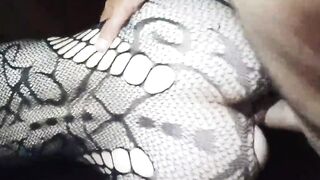 Pissing in the same can me and my boyfriend after that fuck me in Doggystyle and cum on my pussy