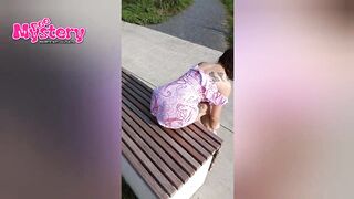 In summer, a short dress is enough