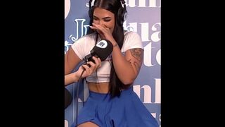 Jazmine hot latina rides the sex machine like never before